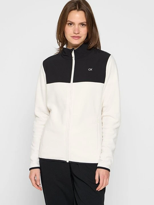 Zdjęcie produktu Kurtka z polaru Calvin Klein mleczny