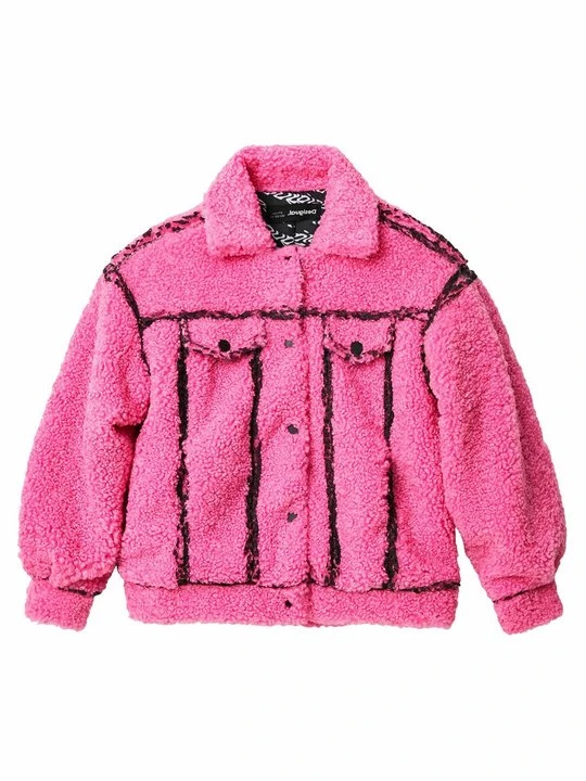 Zdjęcie produktu Kurtka z polaru Desigual czerwony
