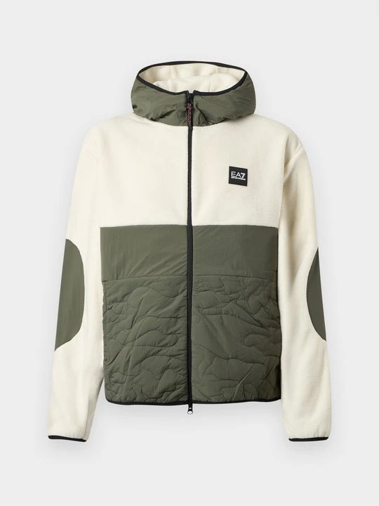 Zdjęcie produktu Kurtka z polaru EA7 Emporio Armani mleczny