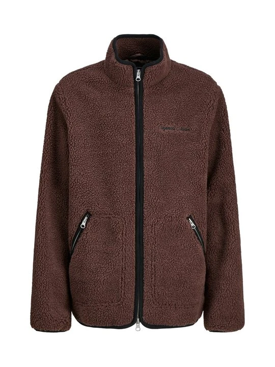 Zdjęcie produktu Kurtka z polaru Jack&Jones ciemnoczerwony