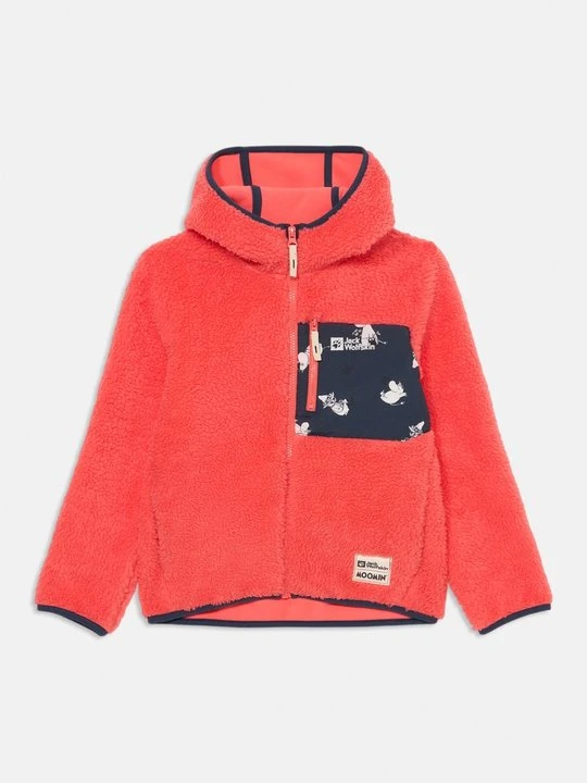 Zdjęcie produktu Kurtka z polaru Jack Wolfskin koralowy