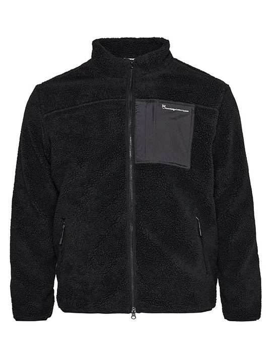Zdjęcie produktu Kurtka z polaru KnowledgeCotton Apparel czarny
