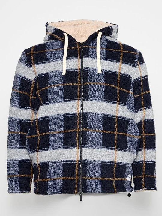 Zdjęcie produktu Kurtka z polaru KnowledgeCotton Apparel granatowy