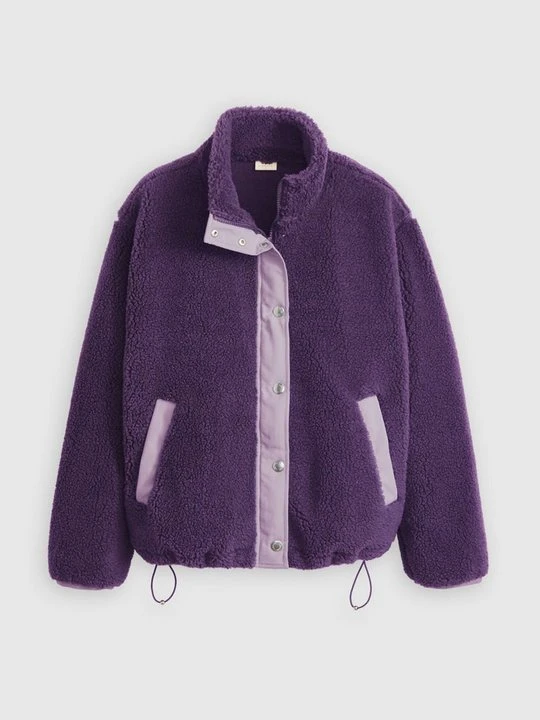 Zdjęcie produktu Kurtka z polaru Levi's ciemnoliliowy