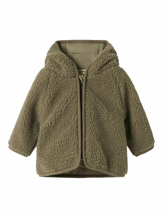 Zdjęcie produktu Kurtka z polaru Lil' Atelier khaki
