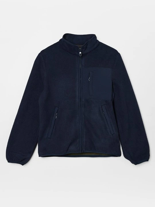 Zdjęcie produktu Kurtka z polaru Lyle & Scott ciemnoniebieski