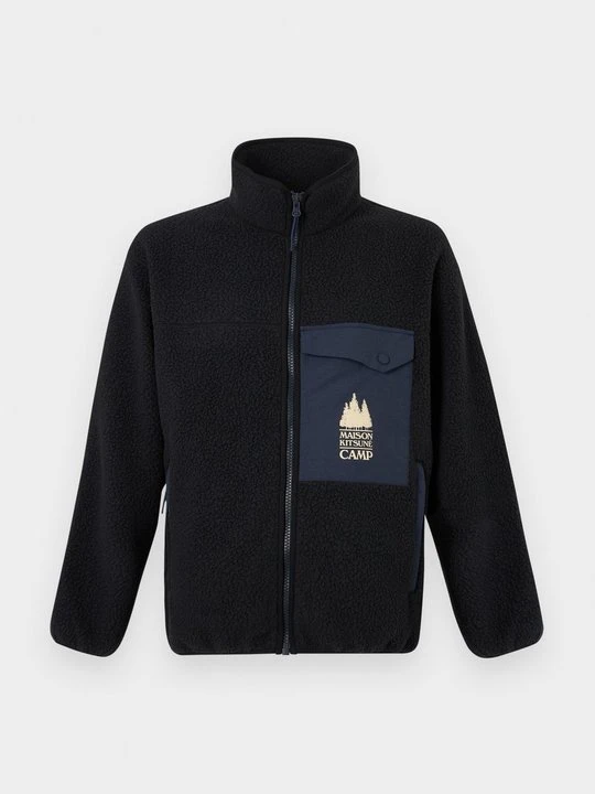 Zdjęcie produktu Kurtka z polaru Maison Kitsuné czarny