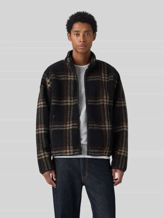 Zdjęcie produktu Kurtka z polaru o kroju boxy fit ze stójką model 'NOLAN' Levi's Czarny