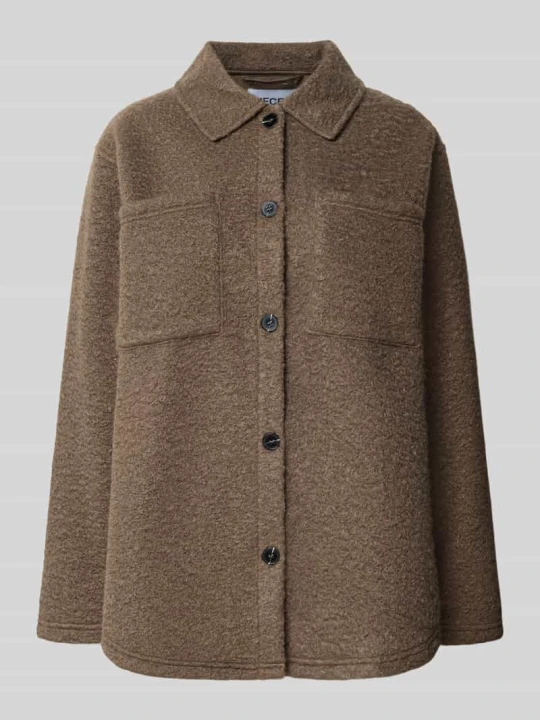 Zdjęcie produktu kurtka z polaru o kroju relaxed fit z nakładanymi kieszeniami Pieces