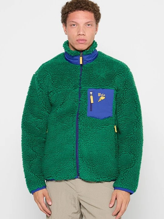 Zdjęcie produktu Kurtka z polaru Polo Ralph Lauren zielony