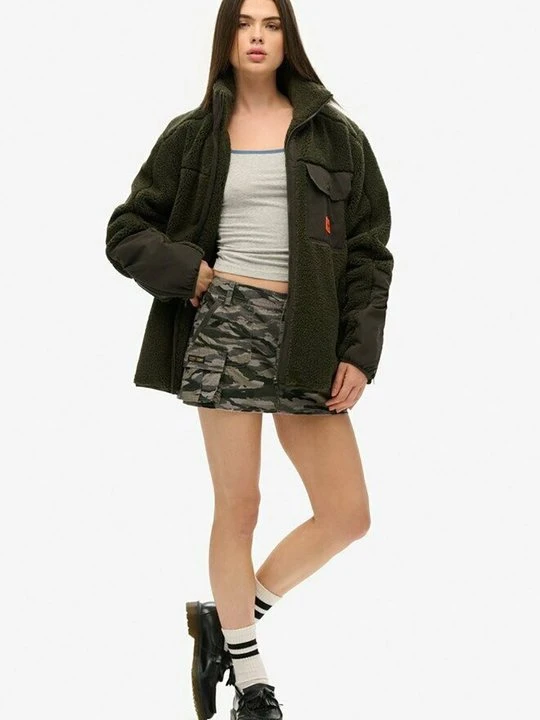 Zdjęcie produktu Kurtka z polaru Superdry zielony