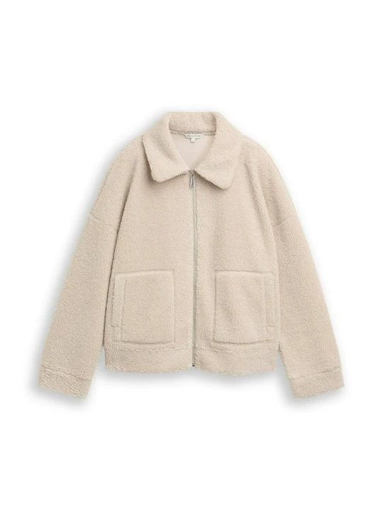 Zdjęcie produktu Kurtka z polaru Tom Tailor taupe