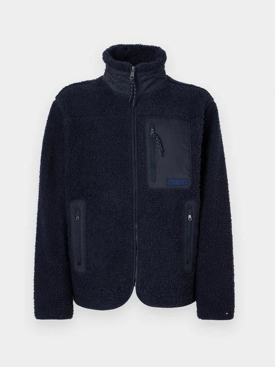 Zdjęcie produktu Kurtka z polaru Tommy Hilfiger granatowy