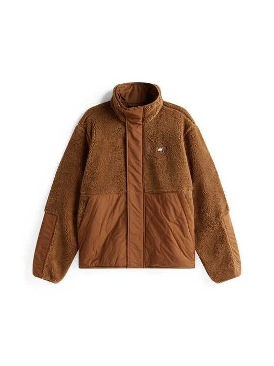 Zdjęcie produktu Kurtka z polaru Tommy Jeans brązowy