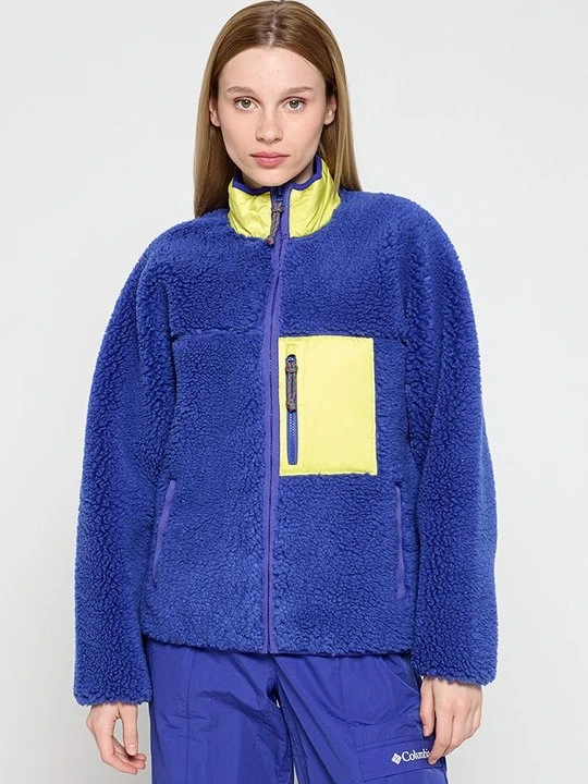 Zdjęcie produktu Kurtka z polaru Tory Burch niebieski