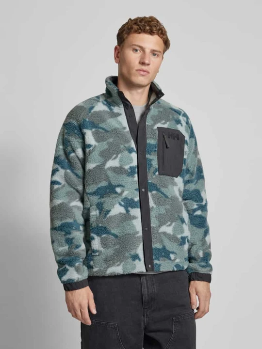 Zdjęcie produktu Kurtka z polaru z Brustasza Model 'Panorama Printed Pile' Helly Hansen Grafitowy