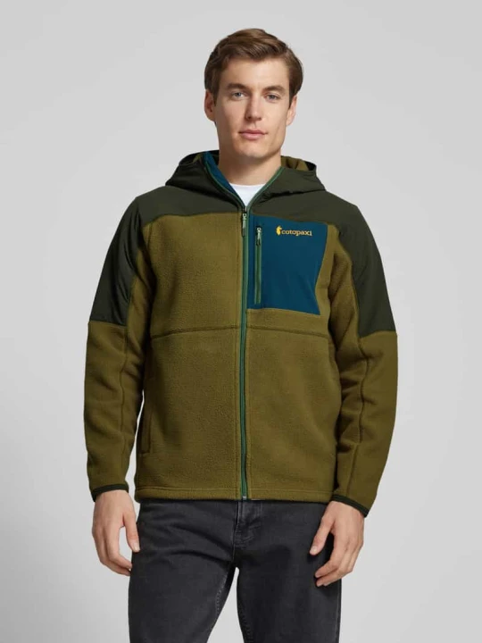 Zdjęcie produktu Kurtka z polaru z nadrukiem z logo model ‘Jean’ Cotopaxi Ciemnozielony