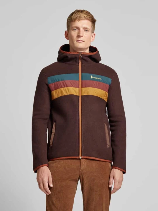 Zdjęcie produktu Kurtka z polaru z nadrukiem z logo model ‘TECA’ Cotopaxi Jasnobrązowy