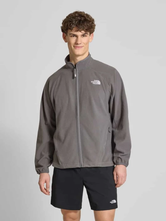Zdjęcie produktu Kurtka z polaru z wyhaftowanym logo The North Face Antracytowy