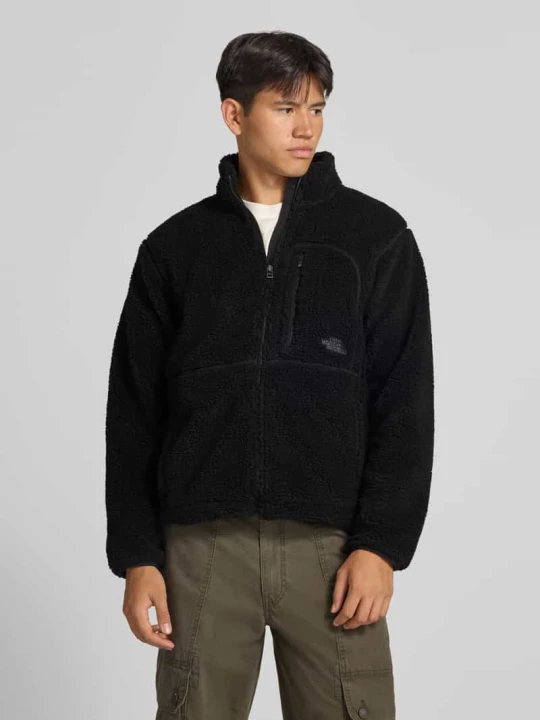 Zdjęcie produktu Kurtka z polaru ze stójką i brustaszą model 'EXTREME PILE' The North Face Metaliczny czarny
