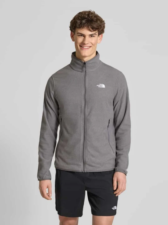 Zdjęcie produktu Kurtka z polaru ze Stójką Model 'GLACIER' The North Face Jasnoszary