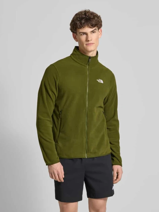 Zdjęcie produktu Kurtka z polaru ze Stójką Model 'GLACIER' The North Face Zielony