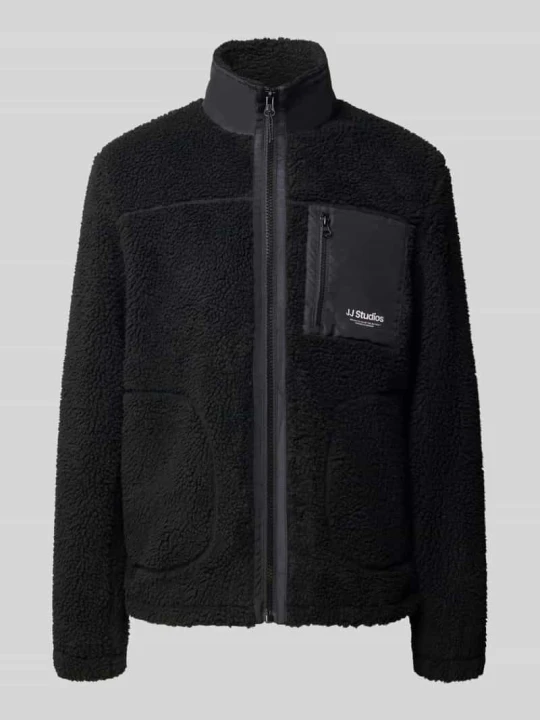 Zdjęcie produktu Kurtka z polaru ze stójką model 'SOHO' Jack&Jones Czarny