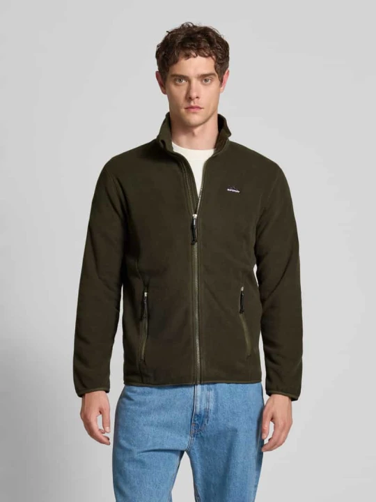 Zdjęcie produktu Kurtka z polaru ze stójką Superdry Oliwkowy