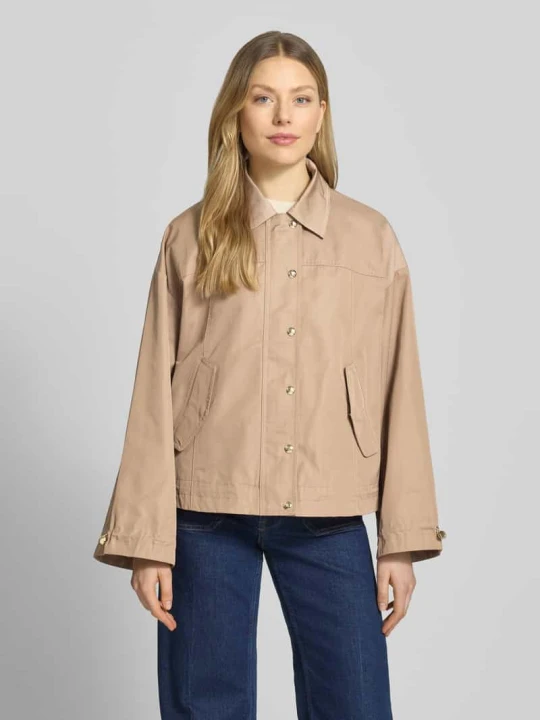 Zdjęcie produktu Kurtka z rękawami kimono i kieszeniami z patką Liu Jo Orzechowy