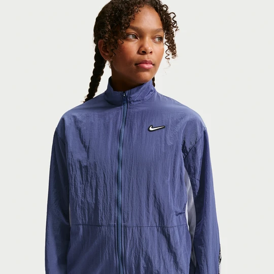 Zdjęcie produktu Kurtka z tkaniny dla dużych dzieci (dziewcząt) Nike - Niebieski