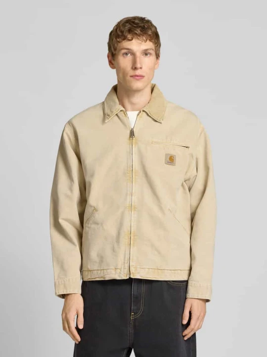 Zdjęcie produktu Kurtka z wykładanym kołnierzem i zamkiem błyskawicznym Carhartt WIP Beżowy