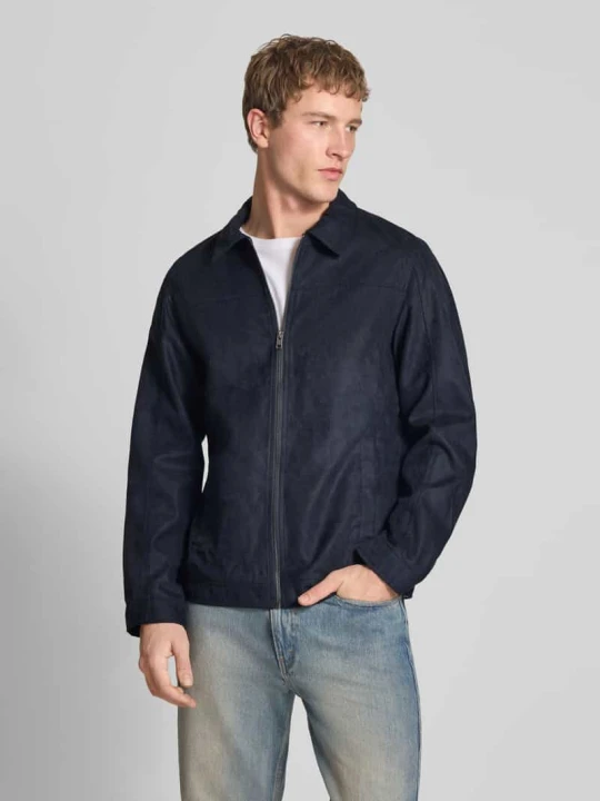 Zdjęcie produktu Kurtka z wykładanym kołnierzem model 'DYLAN' Jack&Jones Czarny