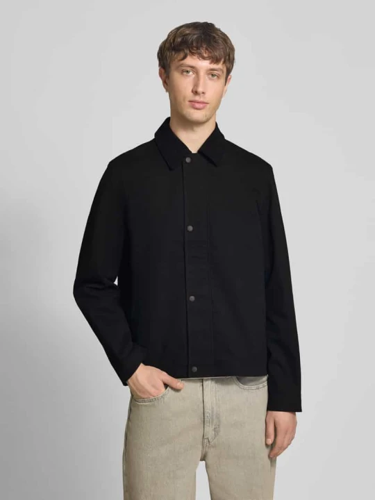 Zdjęcie produktu Kurtka z wykładanym kołnierzem Model 'GRAHAM' Jack&Jones Czarny
