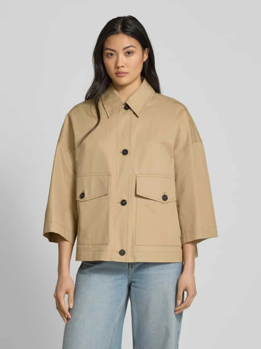 Zdjęcie produktu Kurtka z wykładanym kołnierzem model ‘PODINGTON’ Drykorn Camel