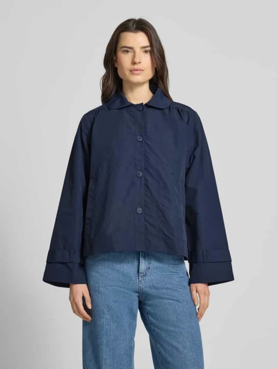 Zdjęcie produktu Kurtka z kołnierzem wykładanym model 'Viola' Lollys Laundry Granatowy