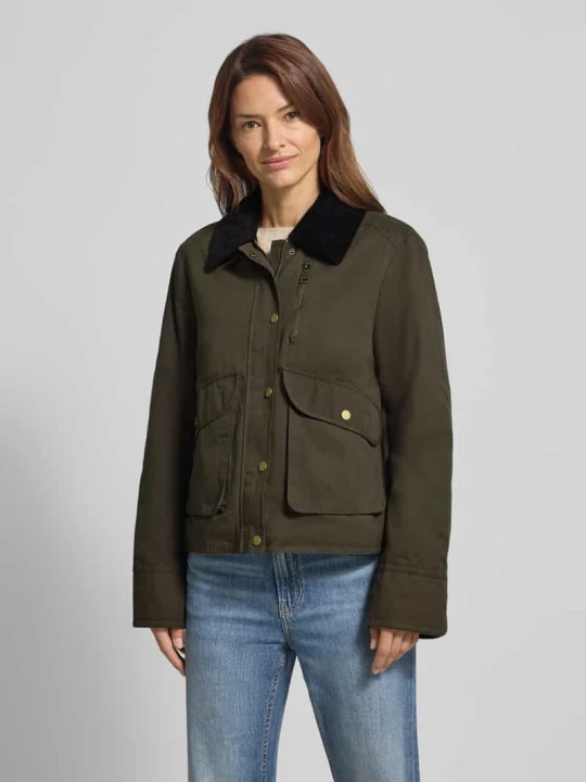 Zdjęcie produktu Kurtka z wykładanym kołnierzem White Label Khaki