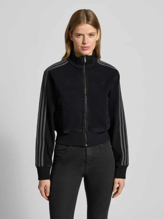 Zdjęcie produktu Kurtka jeansowa z zamkiem błyskawicznym adidas Originals Antracytowy