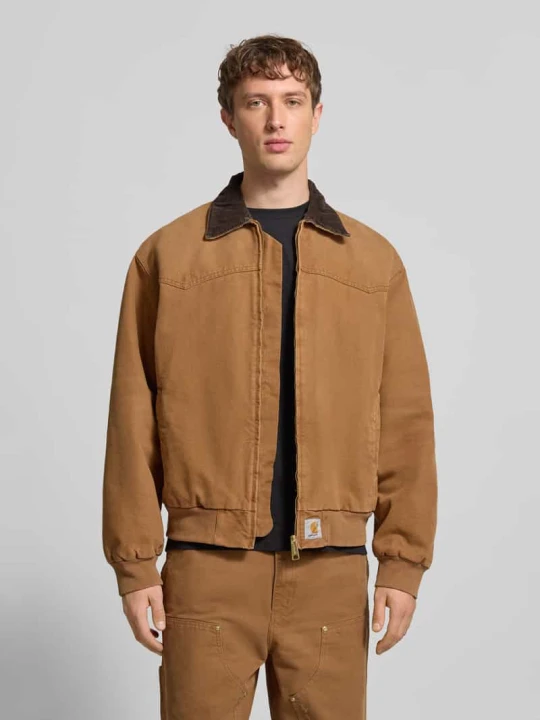 Zdjęcie produktu Kurtka z zamkiem błyskawicznym i Detal z logo Carhartt WIP Camel