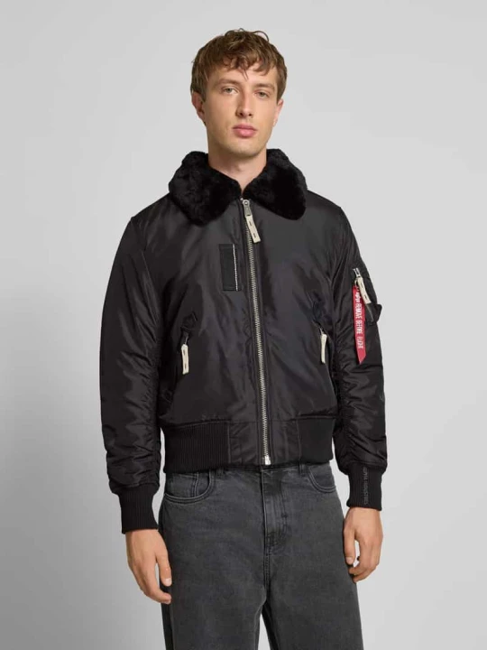 Zdjęcie produktu Kurtka z zamkiem błyskawicznym model ‘INJECTOR’ Alpha Industries Antracytowy