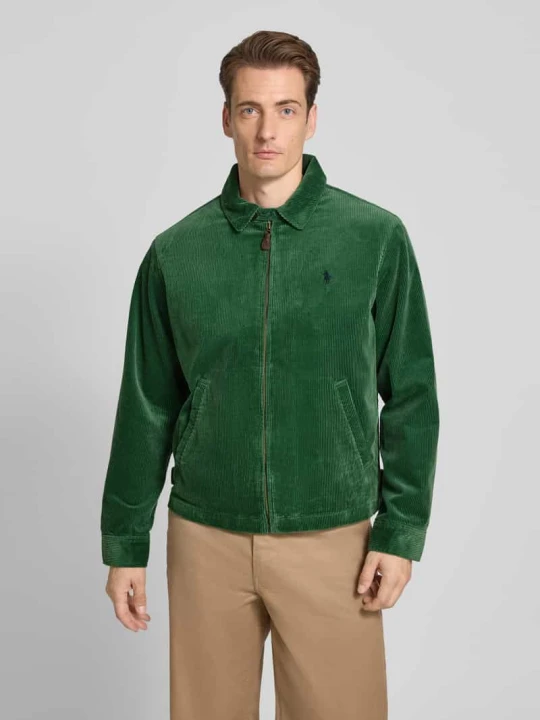 Zdjęcie produktu kurtka z zamkiem błyskawicznym Polo Ralph Lauren Ciemnozielony