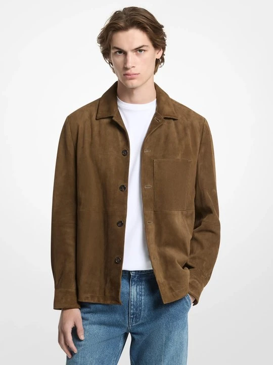Zdjęcie produktu Kurtka z zamszu Michael Kors ZIELONY DUFFLE (Zielony)