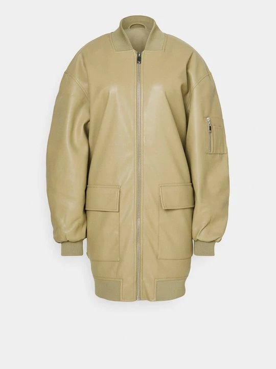 Zdjęcie produktu Kurtka ze skóry ekologicznej 2nd Day taupe