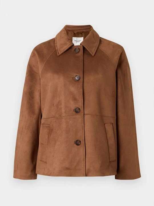 Zdjęcie produktu Kurtka ze skóry ekologicznej Abercrombie & Fitch tan