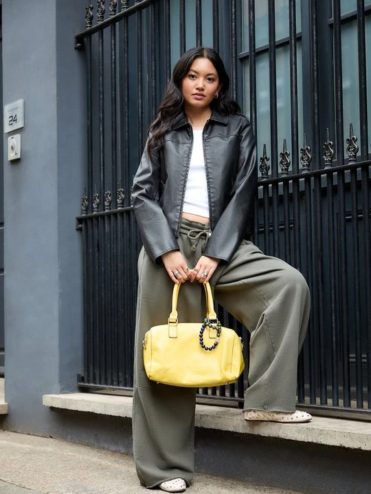 Zdjęcie produktu Kurtka ze skóry ekologicznej BDG Urban Outfitters czarny