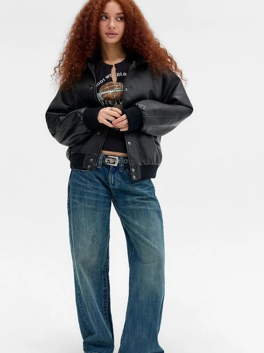 Zdjęcie produktu Kurtka ze skóry ekologicznej BDG Urban Outfitters czarny