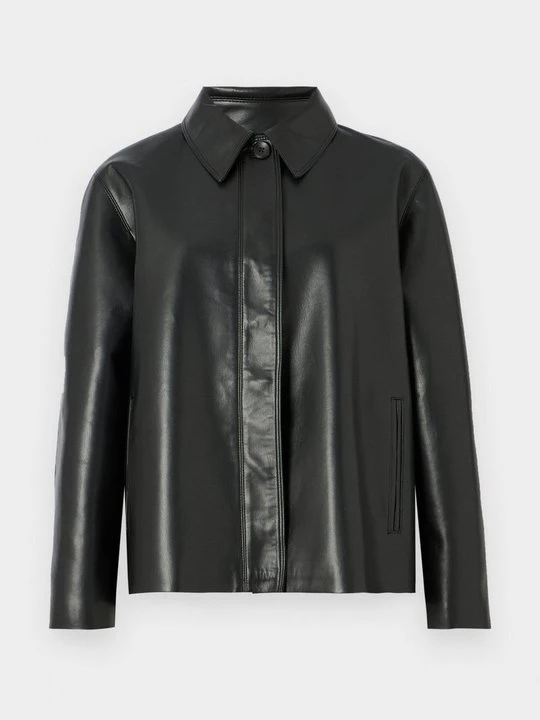 Zdjęcie produktu Kurtka ze skóry ekologicznej Calvin Klein czarny