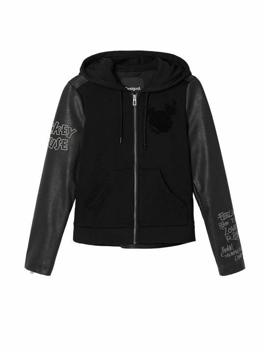 Zdjęcie produktu Kurtka ze skóry ekologicznej Desigual czarny