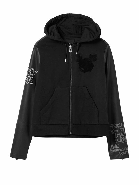 Zdjęcie produktu Kurtka ze skóry ekologicznej Desigual czarny
