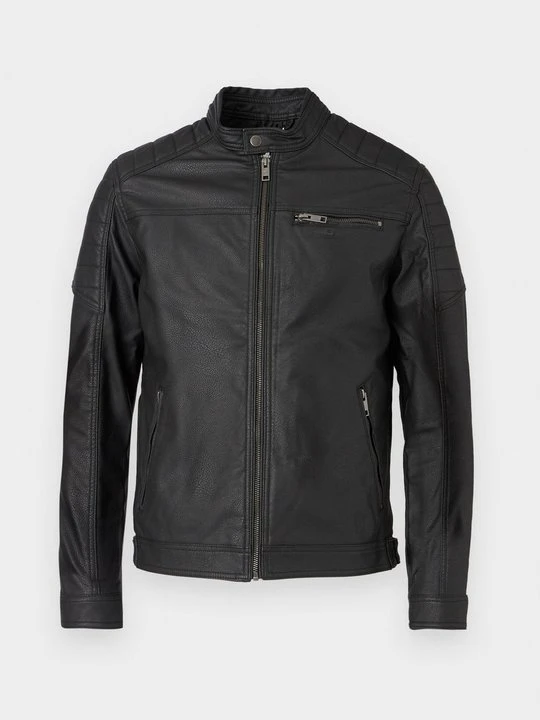 Zdjęcie produktu Kurtka ze skóry ekologicznej Jack&Jones czarny