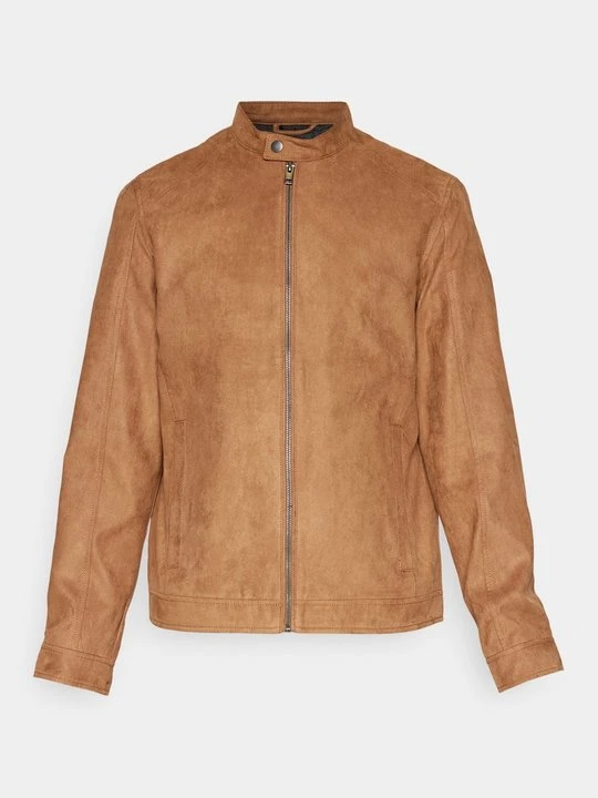 Zdjęcie produktu Kurtka ze skóry ekologicznej Jack&Jones koniakowy